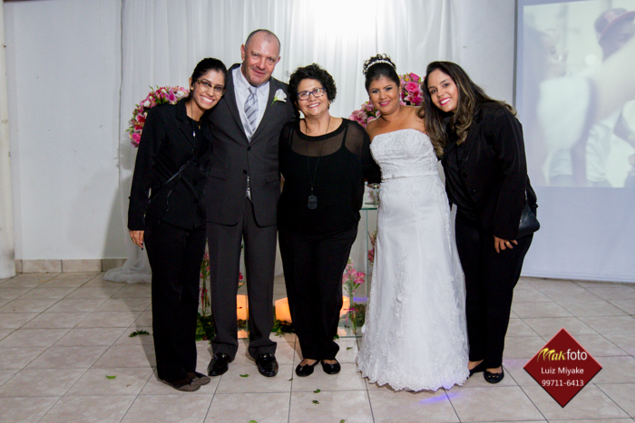 cerimonialista Ivanilde Reis e equipe no casamento de  Pedro e Claudiene